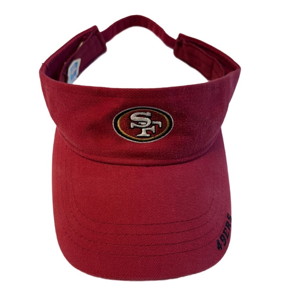 Vintage 47‎ Brand San Francisco 49ers Clean Up Visor in scarlet